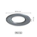 Axyaa Circular Ceramic Sushi Serving Plate for Molecular Cuisine and Restaurant Tableware