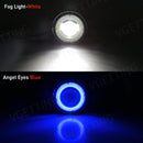 Axyaa LED Angel Eye Fog Light for Ford Focus Fusion Fiesta Explorer