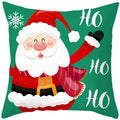 Axyaa Christmas Cushion Cover 45x45cm Snowman Santa Noel Navidad Happy New Year