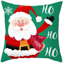 Axyaa Christmas Cushion Cover 45x45cm Snowman Santa Noel Navidad Happy New Year