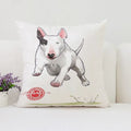 Bull Terrier Art Anime Pillow Cover 40x40 Axyaa Home Decor Throw Pillow