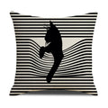 Axyaa Cat Print Cushion Cover for Stylish Home Decor and Comfort