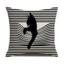 Axyaa Cat Print Cushion Cover for Stylish Home Decor and Comfort