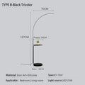 Axyaa Fishing Floor Lamp with Integrated Storage Rack