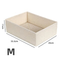Axyaa Drawer Organizers: Oxford Underwear, Bra, Socks Storage Box for Closet, Jeans.