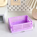 Axyaa Ins Folding Storage Rack Box | Portable Organizer for Desktop, Food, Toys & Stationery