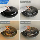 Axyaa Donut Glass Wall Lamp USB Plug LED Touch Switch Table Ornament