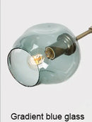 Axyaa Nordic Glass Pendant Chandelier for Living Room Bedroom Decor