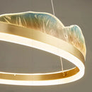 Axyaa Crystal Chandelier Stair Pendant Living Room Lighting