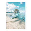 Dolphin Whale Starfish Sea Life Canvas Painting Set by Axyaa