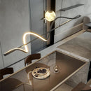 Axyaa LED Chandelier Nordic Pendant Lights Modern Bar Table Kitchen Living Room Lamp