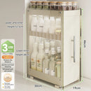 Axyaa Kitchen Pull-out Spice Rack Seasoning Organizer for Countertop Storage