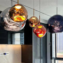 Axyaa Modern Lava Pendant Lights for Loft Staircase Chandeliers in Villa Settings