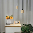 Axya Nordic Wood Pendant Light Bar Restaurant Home Art Lamp, E27 Fixture