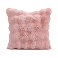Axyaa Faux Rabbit Fur Pillow Cover for Sofa, Bed, or Chair - Soft, Fluffy, Decorative