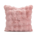 Axyaa Faux Rabbit Fur Pillow Cover for Sofa, Bed, or Chair - Soft, Fluffy, Decorative