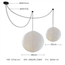 Axyaa Japanese Lantern Style Pendant Light for Modern Home Decor