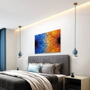 Axyaa Glass Pendant Light for Children's Room, Bedroom, or Dining Table