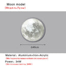 Axyaa Nordic Moon Wall Lamp for Home Décor & Kids' Bedroom - Modern Lighting Fixtures