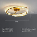 Axyaa Luxury Crystal Ceiling Lights for Home Decor - Modern LED Chandeliers