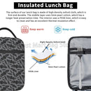 Axyaa Insulated Goth Bats Lunch Bag: Reusable Waterproof Thermal Cooler Tote