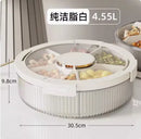 Axyaa Divided Sealed Storage Box for Fruits, Candy, and Snacks