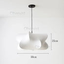 Axyaa Japanese Style Silk Lantern Pendant Lamp in Dark Bronze for Home and Restaurant Lighting.