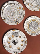 Axyaa Ceramic Sun Hanging Plate 10 Inches European Art Wall Decoration