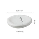 Axyaa Matte Ceramic Irregular Plate Set for Molecular Cuisine and Sushi Dining