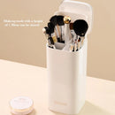 Axyaa Makeup Brushes Holder with Lid - 4 Slots Organizer for Vanity