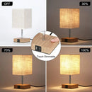 Axyaa Rechargeable LED Desk Lamp Set of 2 with USB Ports