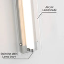 Axyaa Minimalist Long Wall Lamp for Modern Living Spaces