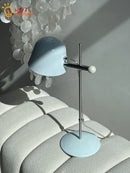 Axyaa Adjustable Medieval Steel LED Desk Lamp Cream Wind Light