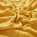 Axyaa Soft Textured Knit Oversized Throw Blanket - Cozy Farmhouse Decor for Sofa