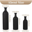 Axyaa Modern Honeycomb Tall Metal Floor Standing Vase Set of 3 - 27inch