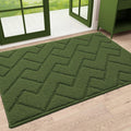 Axyaa Front Entry Indoor Doormat - Washable Non-Slip Absorbent Resist Dirt Mat