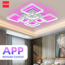 Axyaa RGB LED Ceiling Lamp for Home Decoration in Living Room and Bedroom