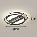 Axyaa LED Bladeless Fan Light, Modern Minimalist Integrated Ceiling Light