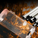 Axyaa Stainless Steel BBQ Grill Basket for Outdoor Camping & Picnic