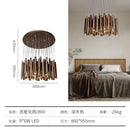 Axyaa Solid Wood LED Pendant Light for Living Room, Study Room Indoor Decor