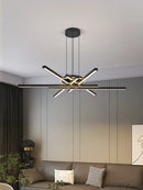 Axyaa Modern Minimalist Chandelier Nordic Lighting Package Light Luxury Living Room Lamp
