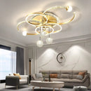 Axyaa LED Ring Ceiling Lamp | Gold Bedroom Study Living Room Light