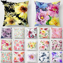 Axyaa Flower Pattern Decorative Art Pillowcase 45*45 Throw Pillows Home Decor