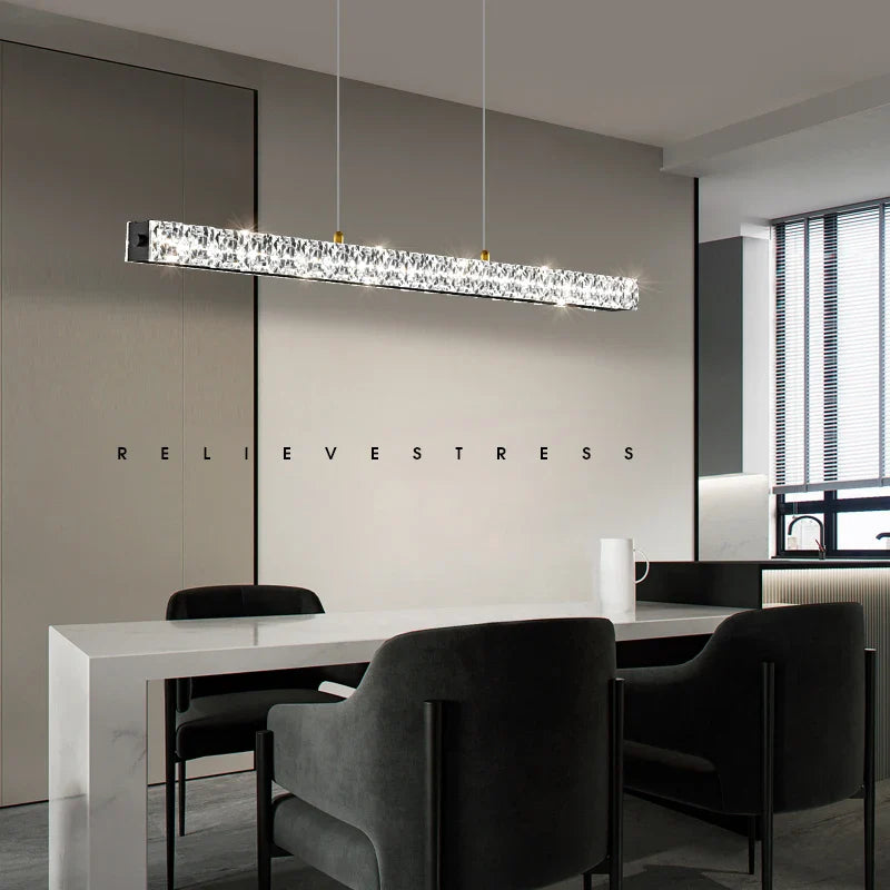 Axyaa Dining LED Chandelier - Elegant Italian Minimalist Style