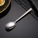 Axyaa Square Head Soup Spoon - High Quality Stainless Steel Cutlery