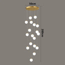 Axyaa Nordic Pendant Lights Indoor Chandelier for Dining Room Living Stair Lamp