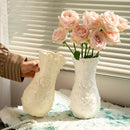 Axyaa Retro Rose Ceramic Vase Highend Home Decor Ornaments