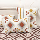 Nordic Jacquard Embroidery Velvet Pillowcase Cojines by Axyaa