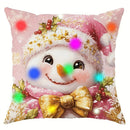 Christmas LED Pillowcase with Santa Claus & Snowman Designs for Axyaa Brand