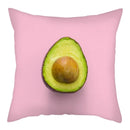 Axyaa Citrus Fruit Print Pillow Cover 45x45cm - Home Sofa Decor